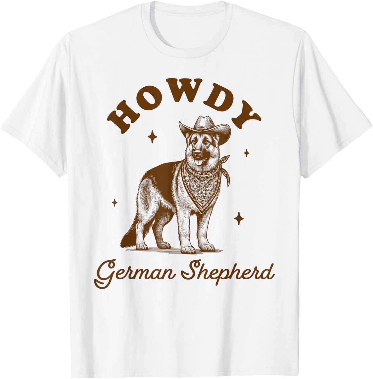 German Shepherd Mom Western Life Howdy German Shepherd T-Shirt