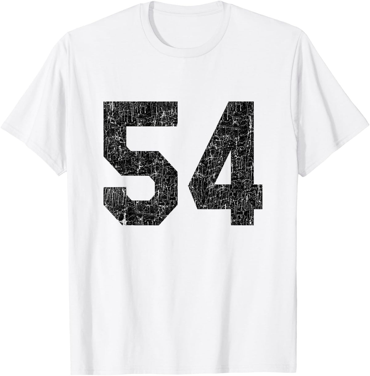 #54 Jersey Uniform Varsity Sports Number, 54th Birthday T-Shirt