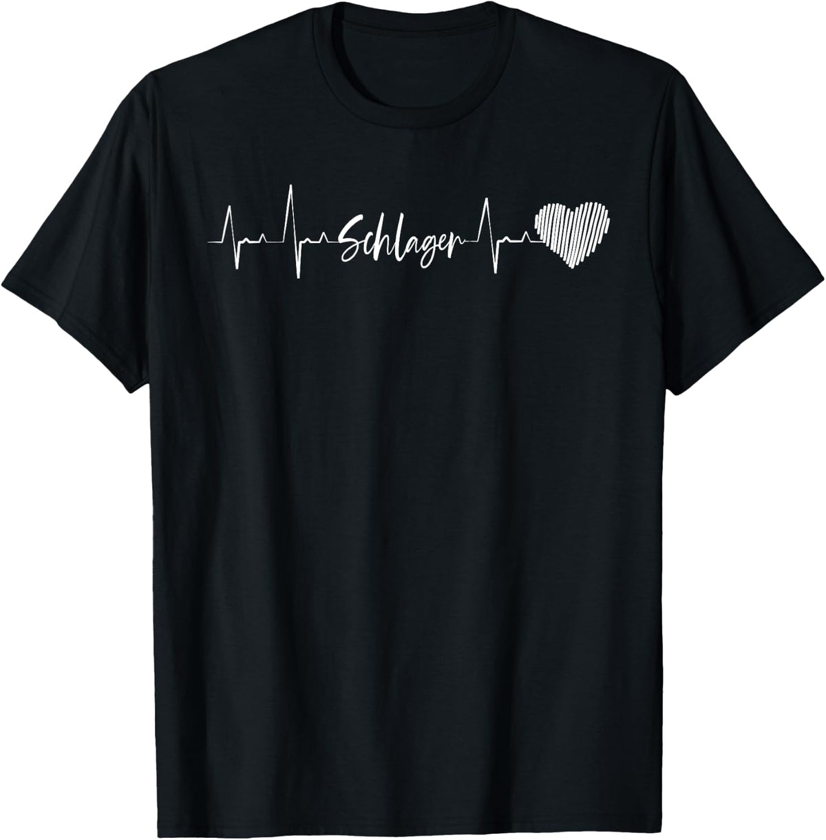 Schlager Heartbeat Party , black, s T-Shirt
