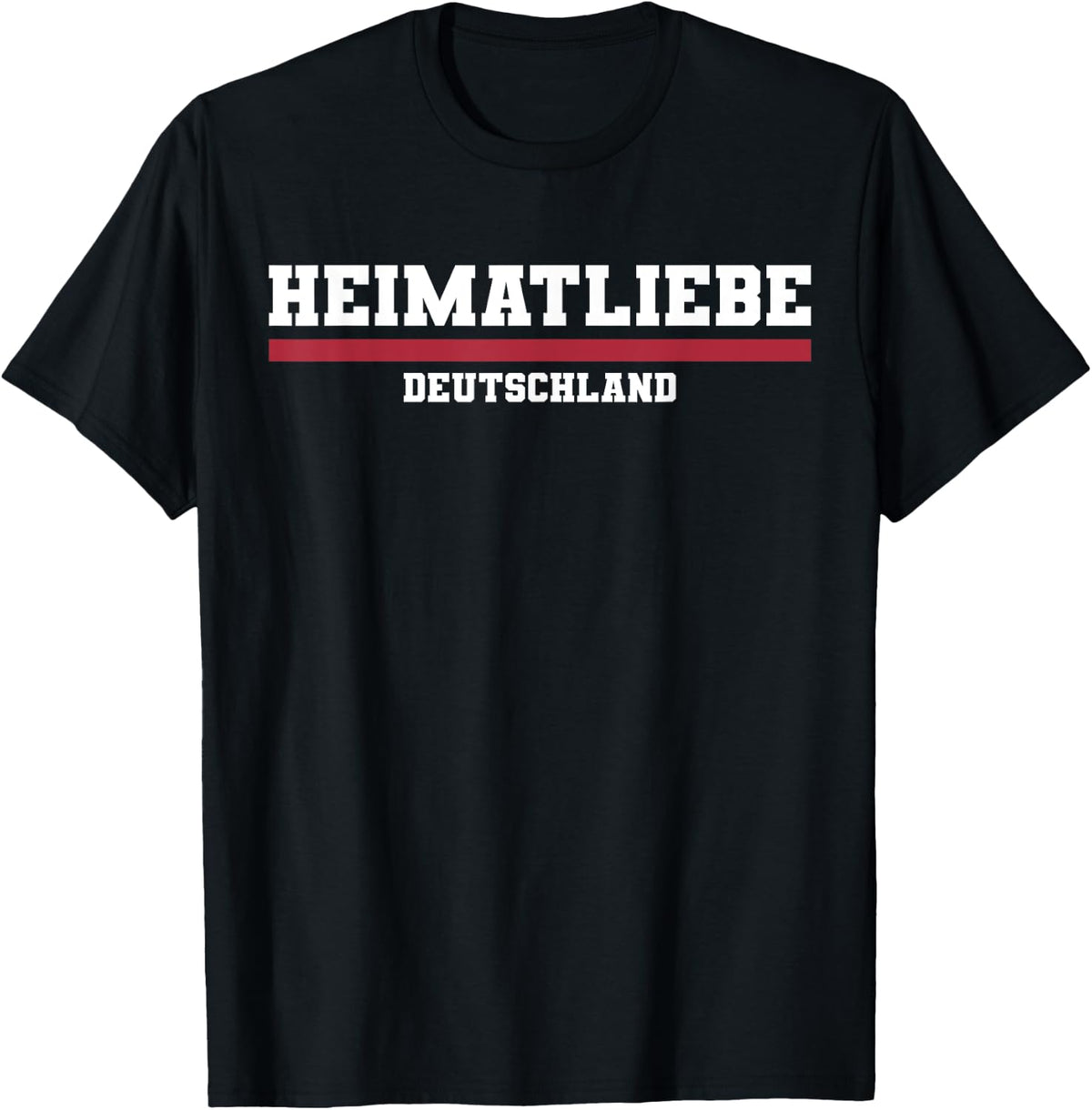 Heimatliebe Germany , black T-Shirt