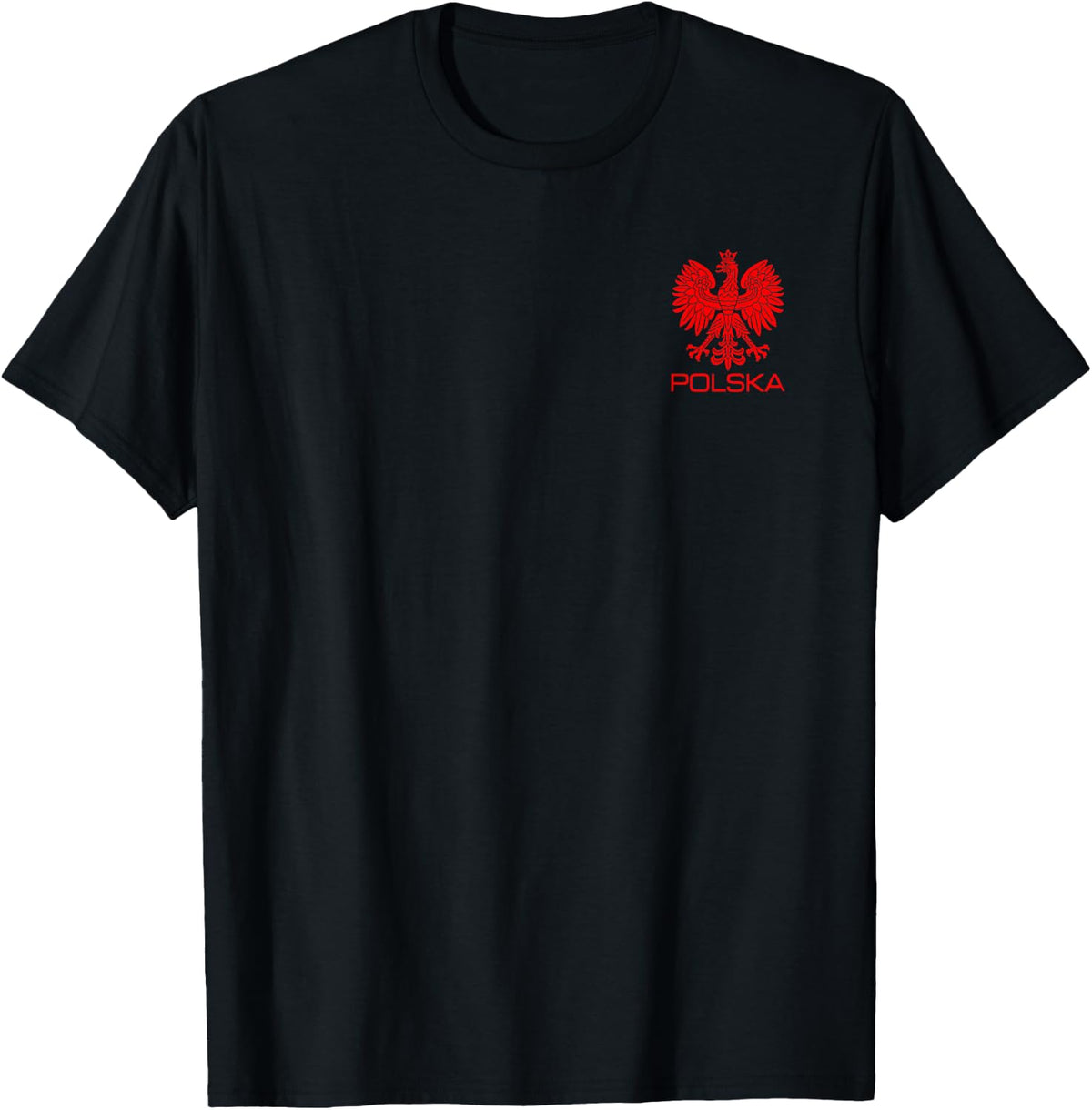Polska Poland Eagle Symbol Polish Flag Coat of Arms Emblem , Black, S T-Shirt