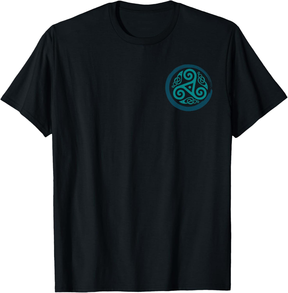 Triskele Celtic Knot , black T-Shirt