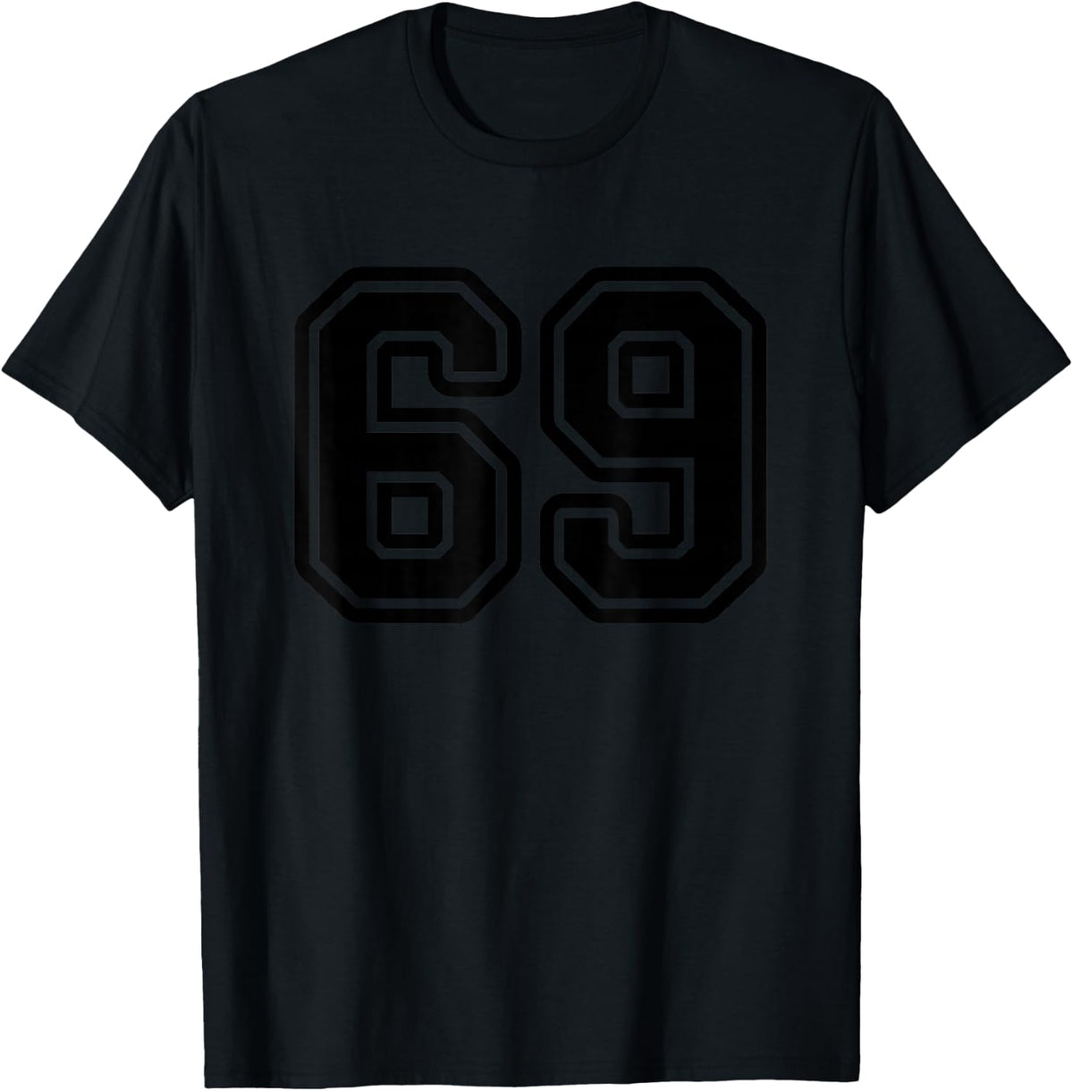 Number #69 Sport Black Number 69 T-Shirt
