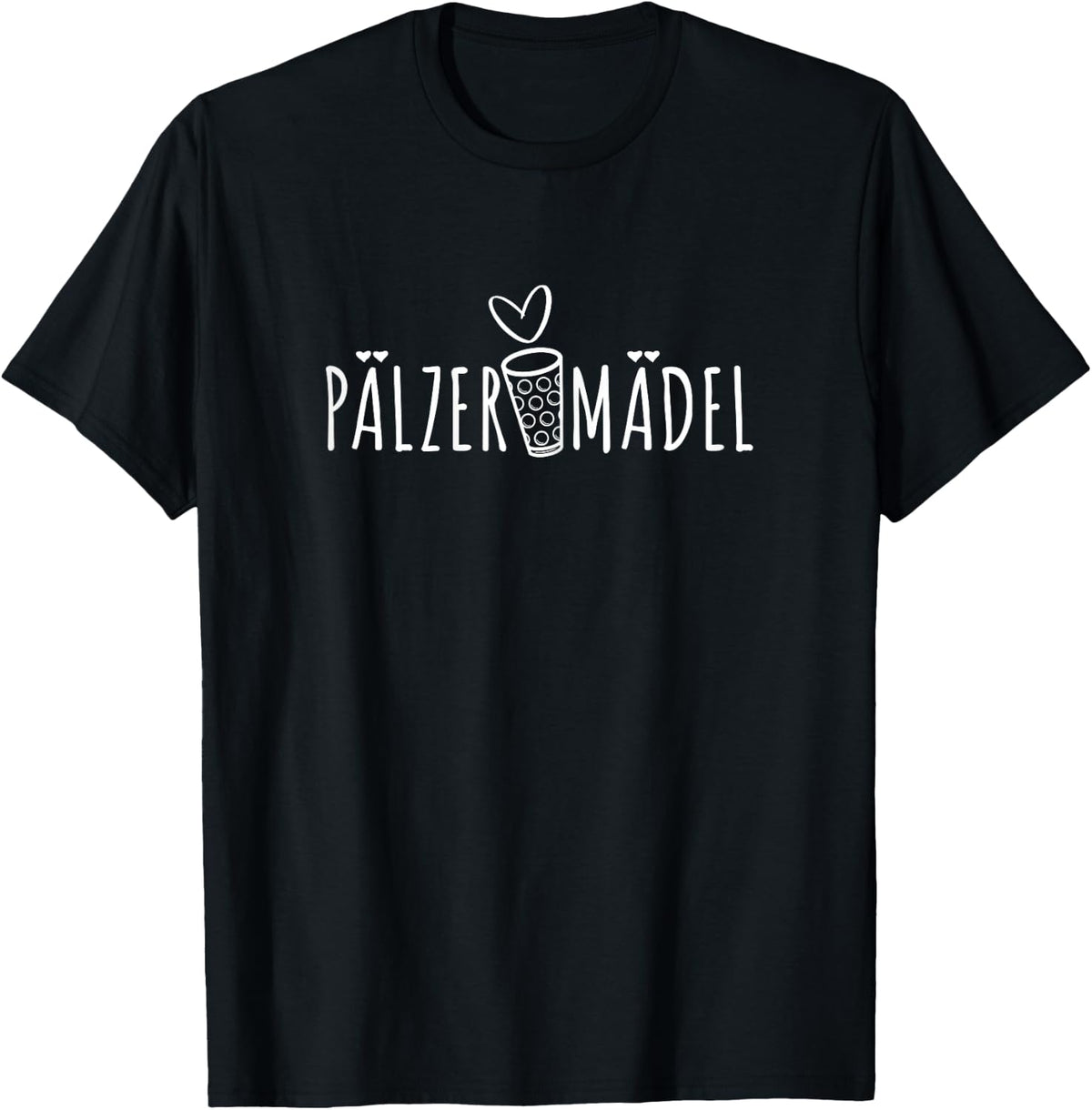 Women's P?lzer Girls Pfalz Mouth Type Pfalz Girls Palatinate , black T-Shirt