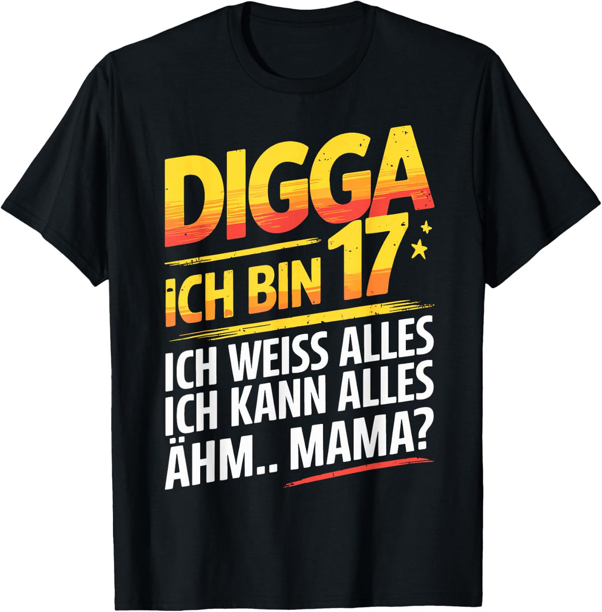 17th Birthday Boy Girl 17 Years 2008 Funny Gift , black T-Shirt