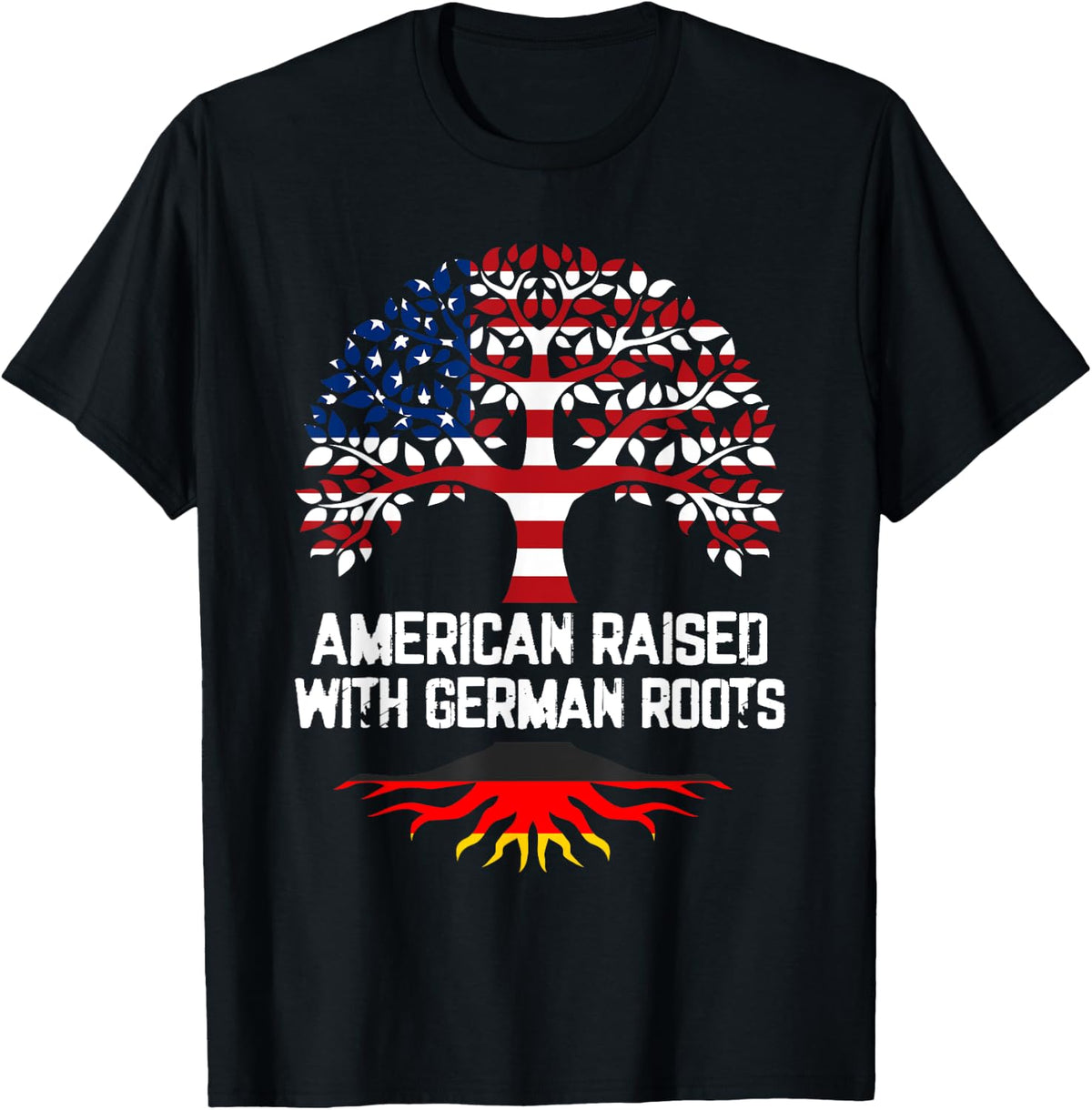 American raised with German roots American T-Shirt