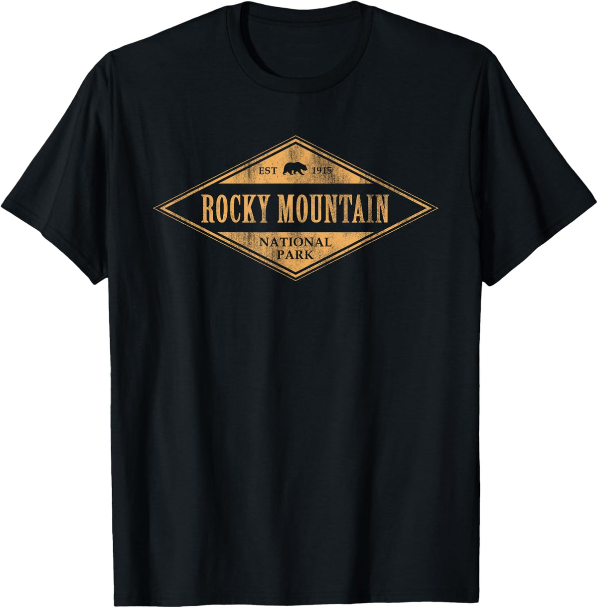 Rocky Mountains National Park Retro Preppy Throwback T-Shirt