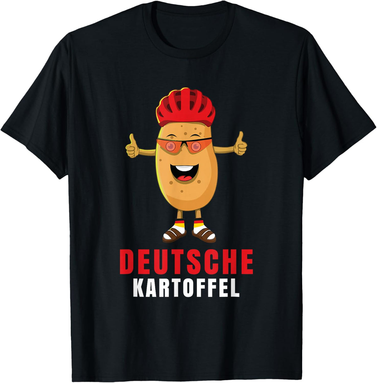 Deutsche Kartoffel Sarkasmus Deutsch Deutscher Alman T-Shirt