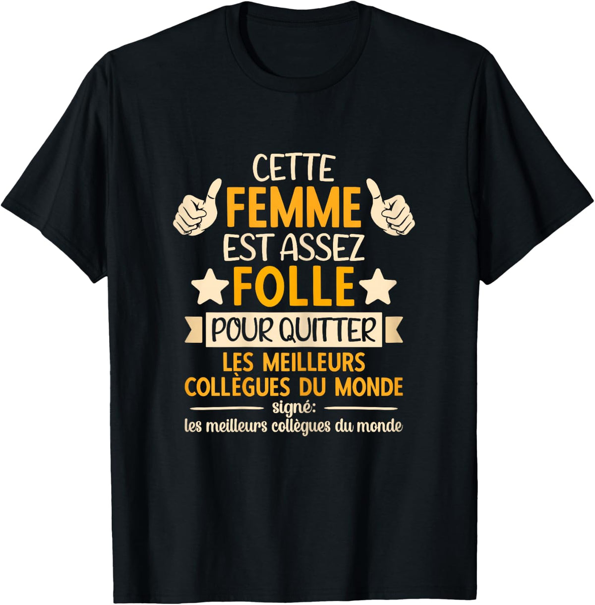 Depart Collegue de Travail, New Job, New Job , Black T-Shirt