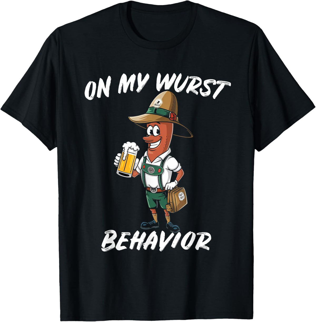 Oktoberfest On My Wurst Behavior Gift: Boys & Graphic T-Shirt