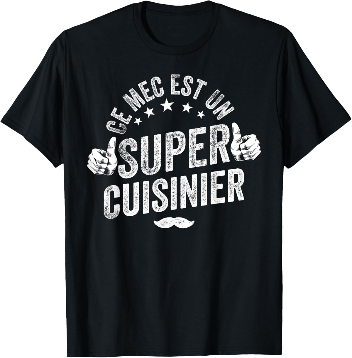 Men's Chef's Shirt Funny Kitchen , Black, S T-Shirt