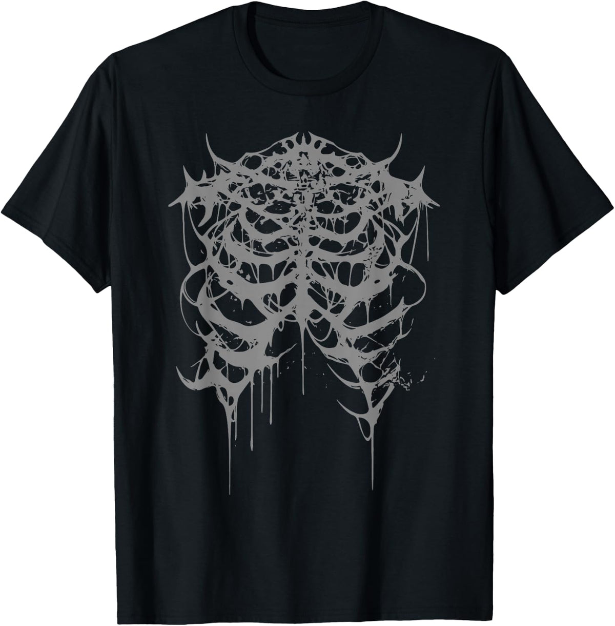 Horror Black Metal Death Metal Gothic Goth Grunge , black T-Shirt