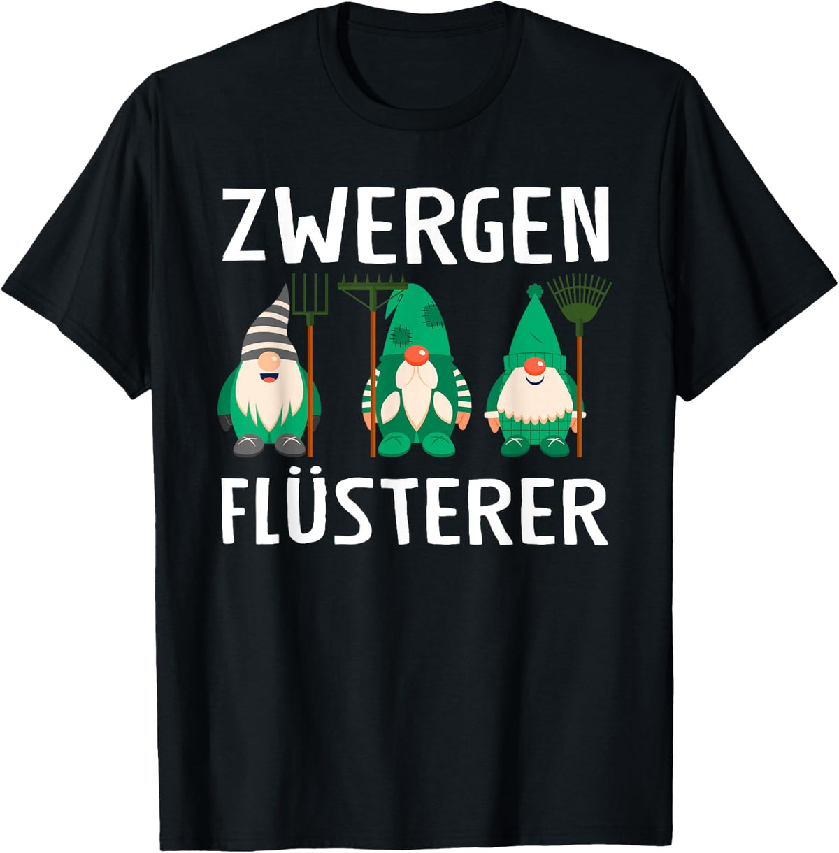 Zwergen Whisperer Garden Gnomes , black, s T-Shirt