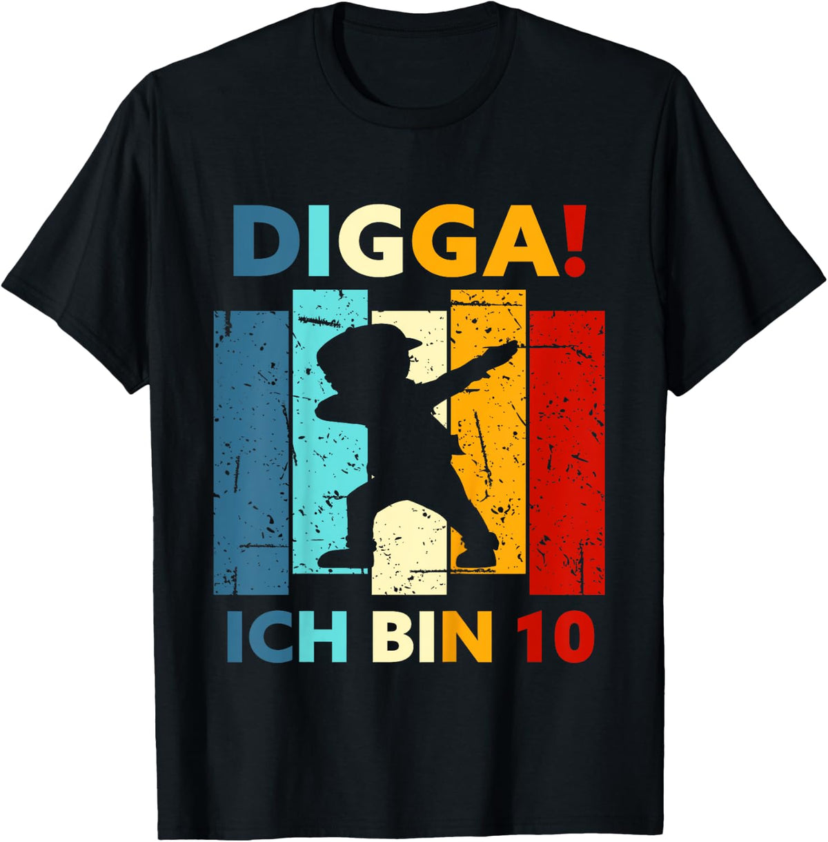 Digga! Ich Bin 10 10th Birthday Ten Years Boys Girls T-Shirt