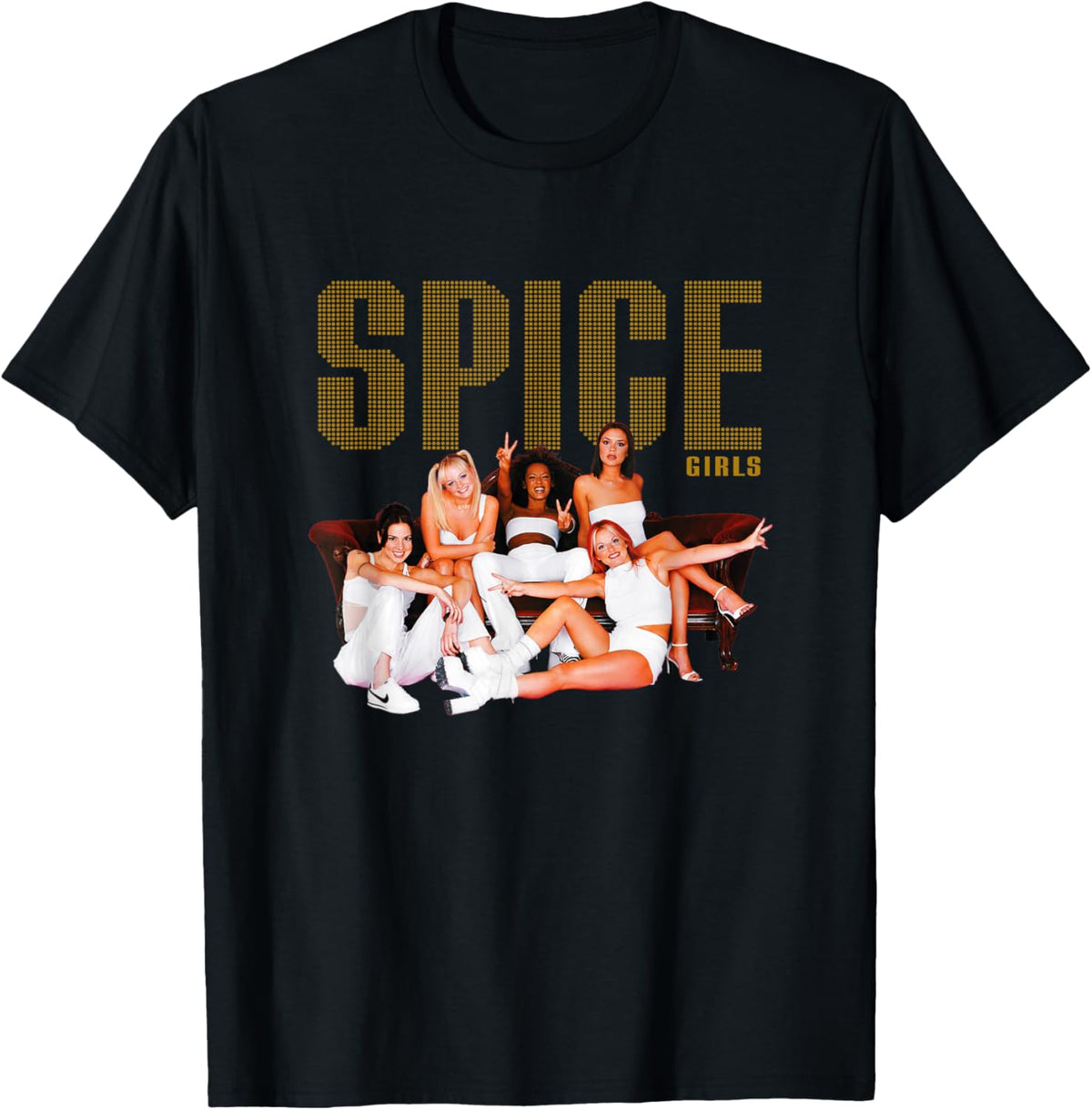 Official Spice Girls Couchfoto , black T-Shirt