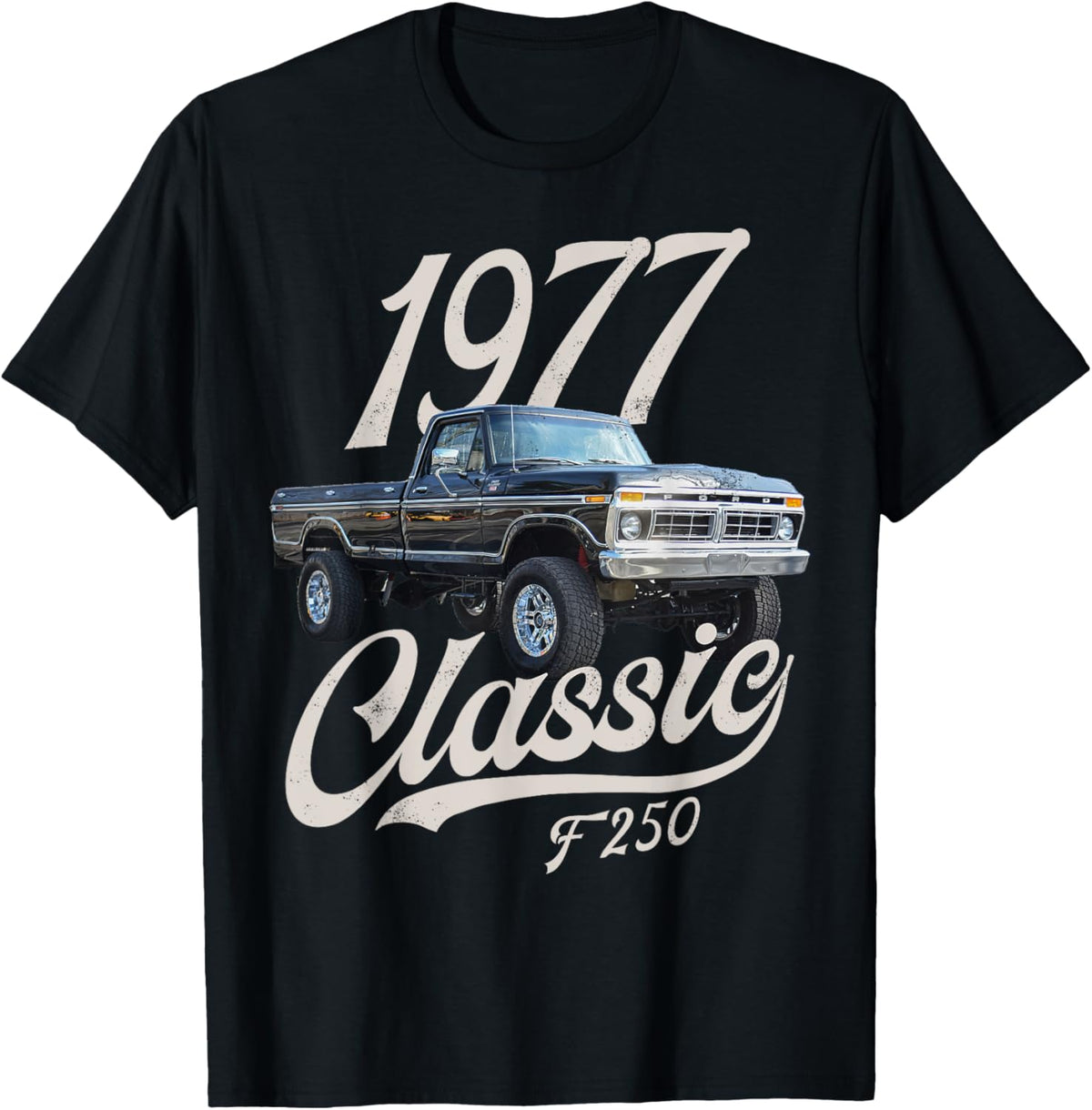 1977 classic f250 black , Small T-Shirt
