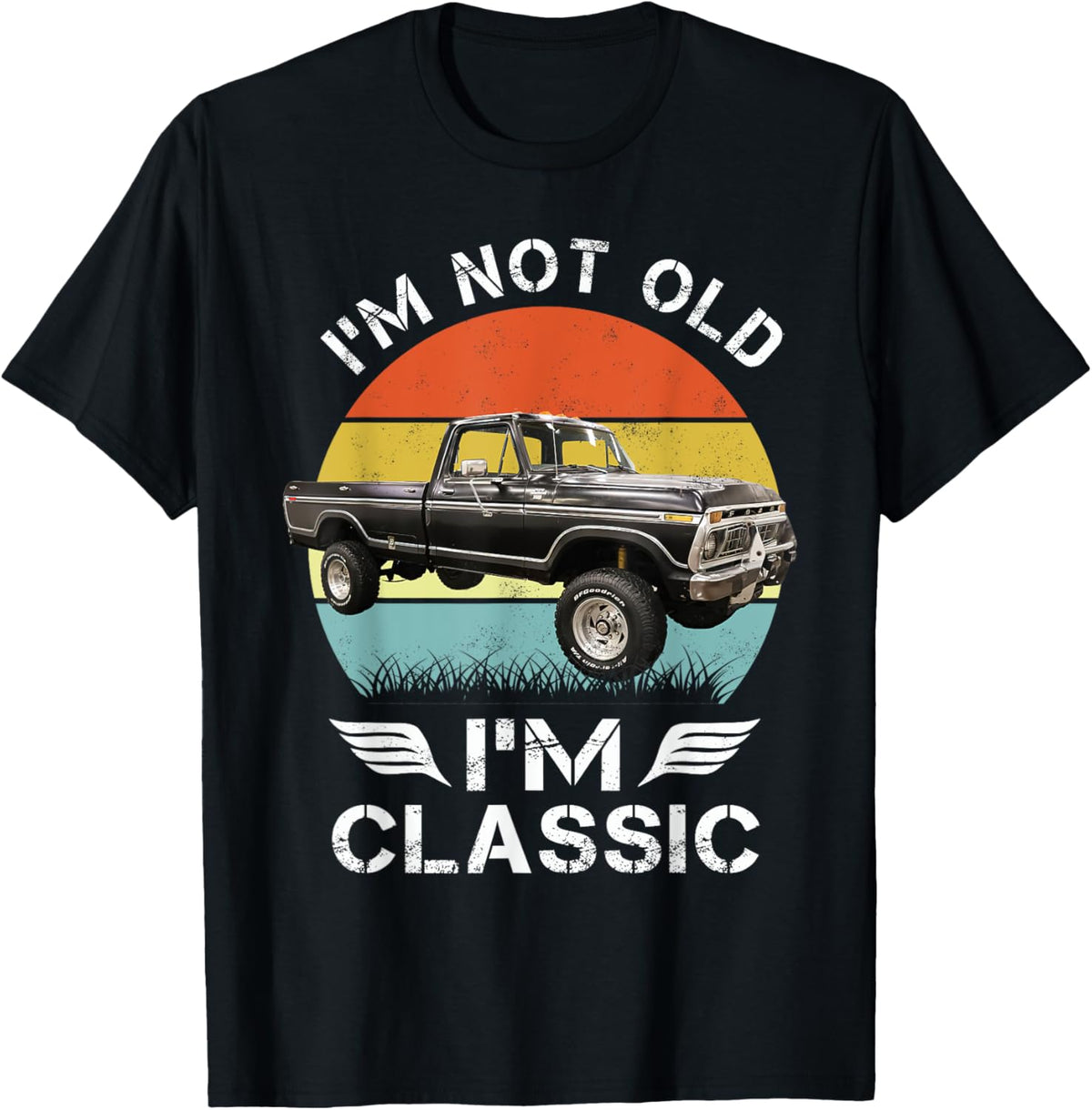 1977 classic f250 black , Small T-Shirt