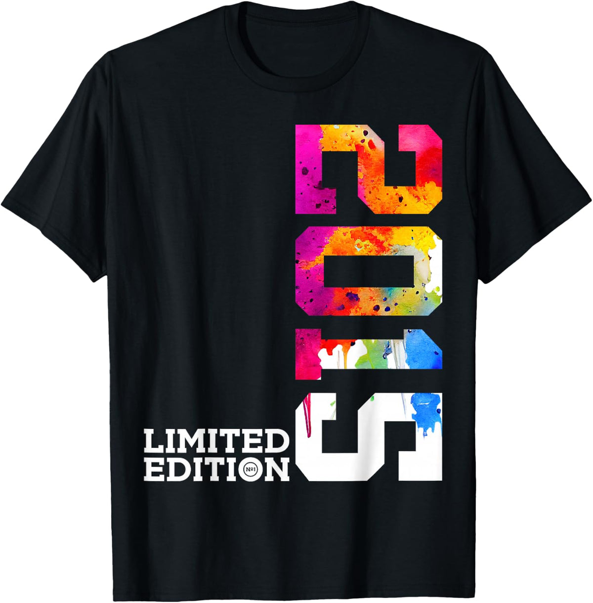 9 YEARS 9TH BIRTHDAY LIMITED EDITION 2015 , black T-Shirt