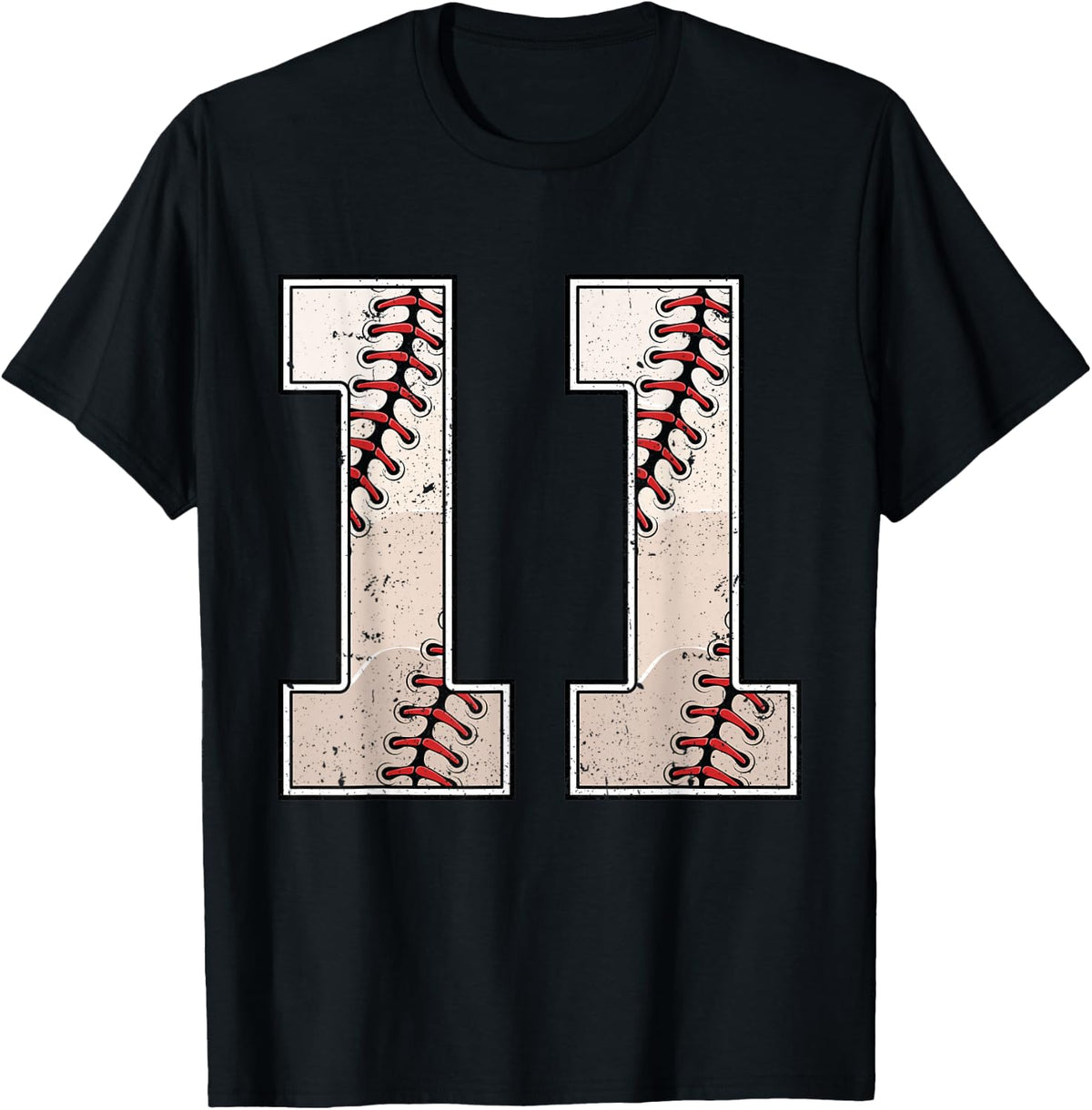 Baseball Birthday Boy Eleven 11 Years Old 11th Bday Party T-Shirt