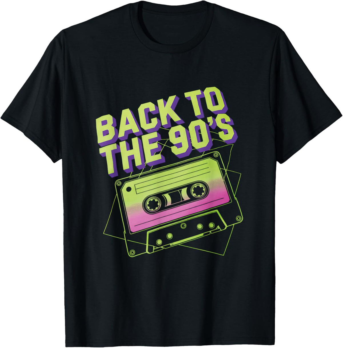 Back To The 90's - 90s Nostalgia Retro Music T-Shirt