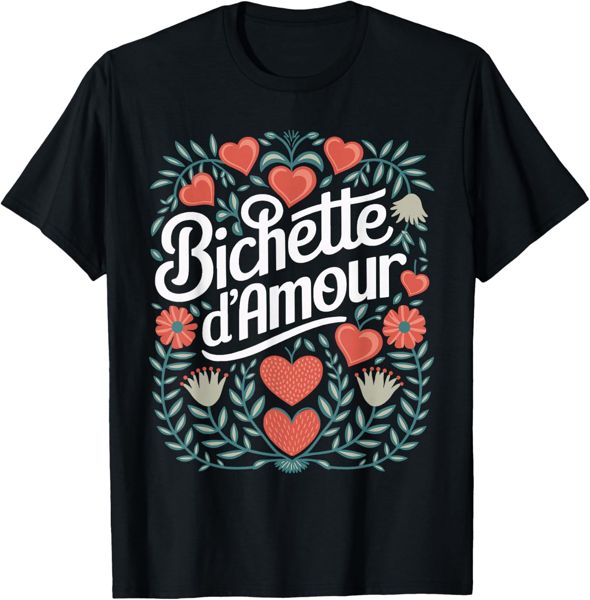 Bichette d'Amour Gift Women's Bichette d'Amour , Black, S T-Shirt