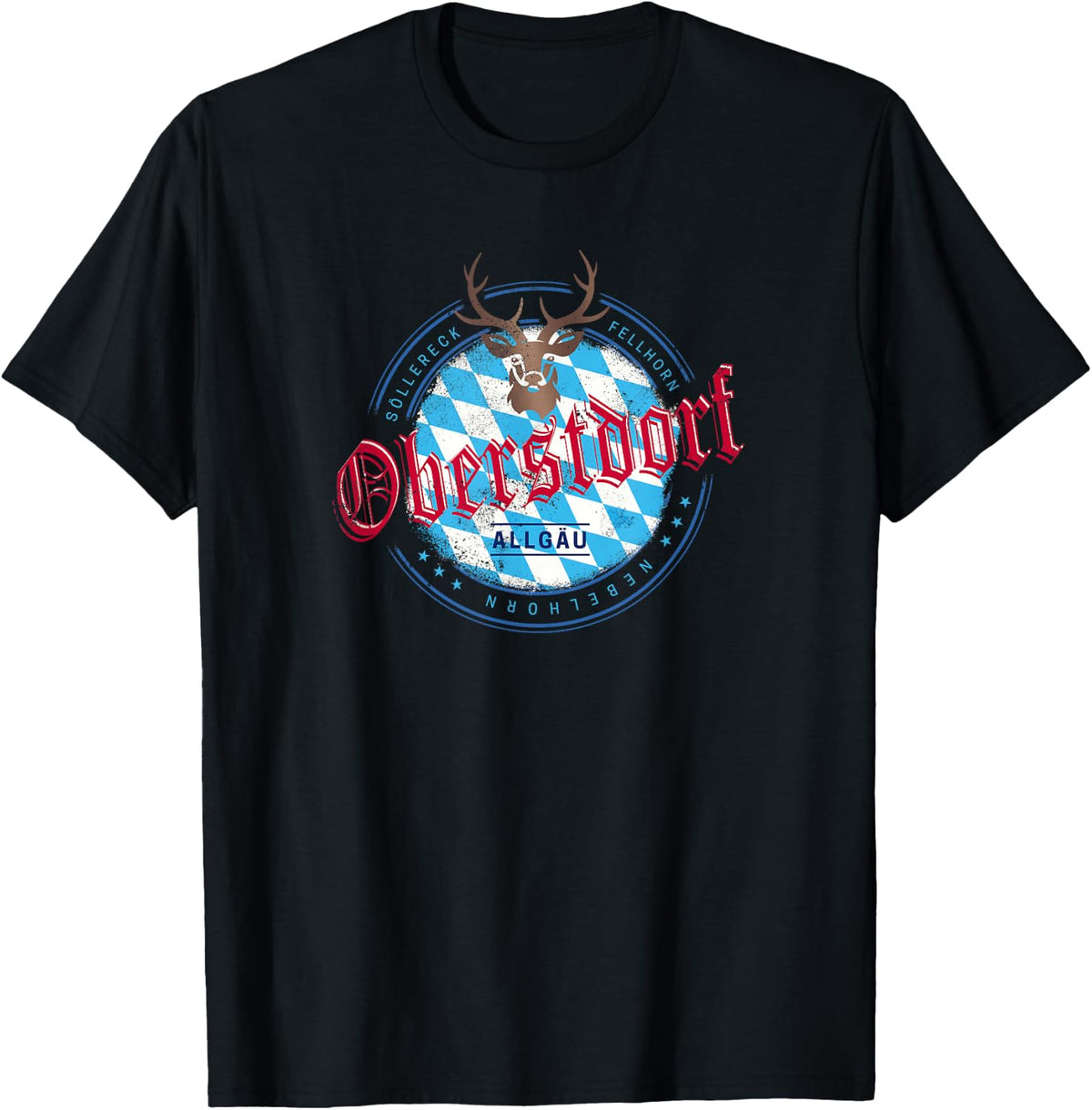 Oberstdorf Bayern Deutschland Retro Allg?u Vintage Souvenir T-Shirt
