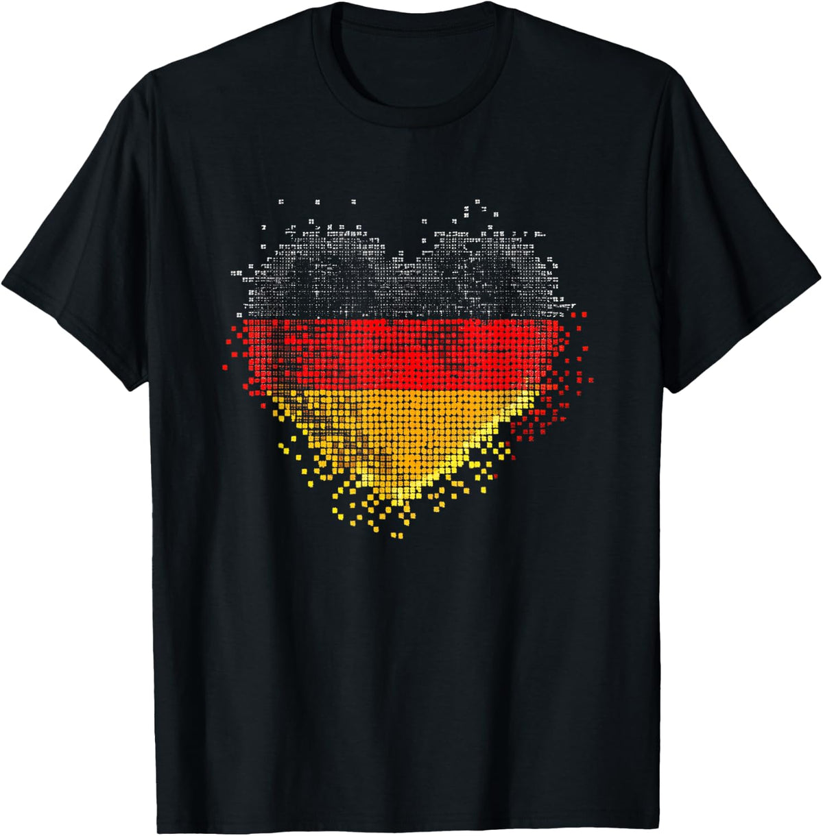 Deutschland Deutsche Flagge Herz T-Shirt