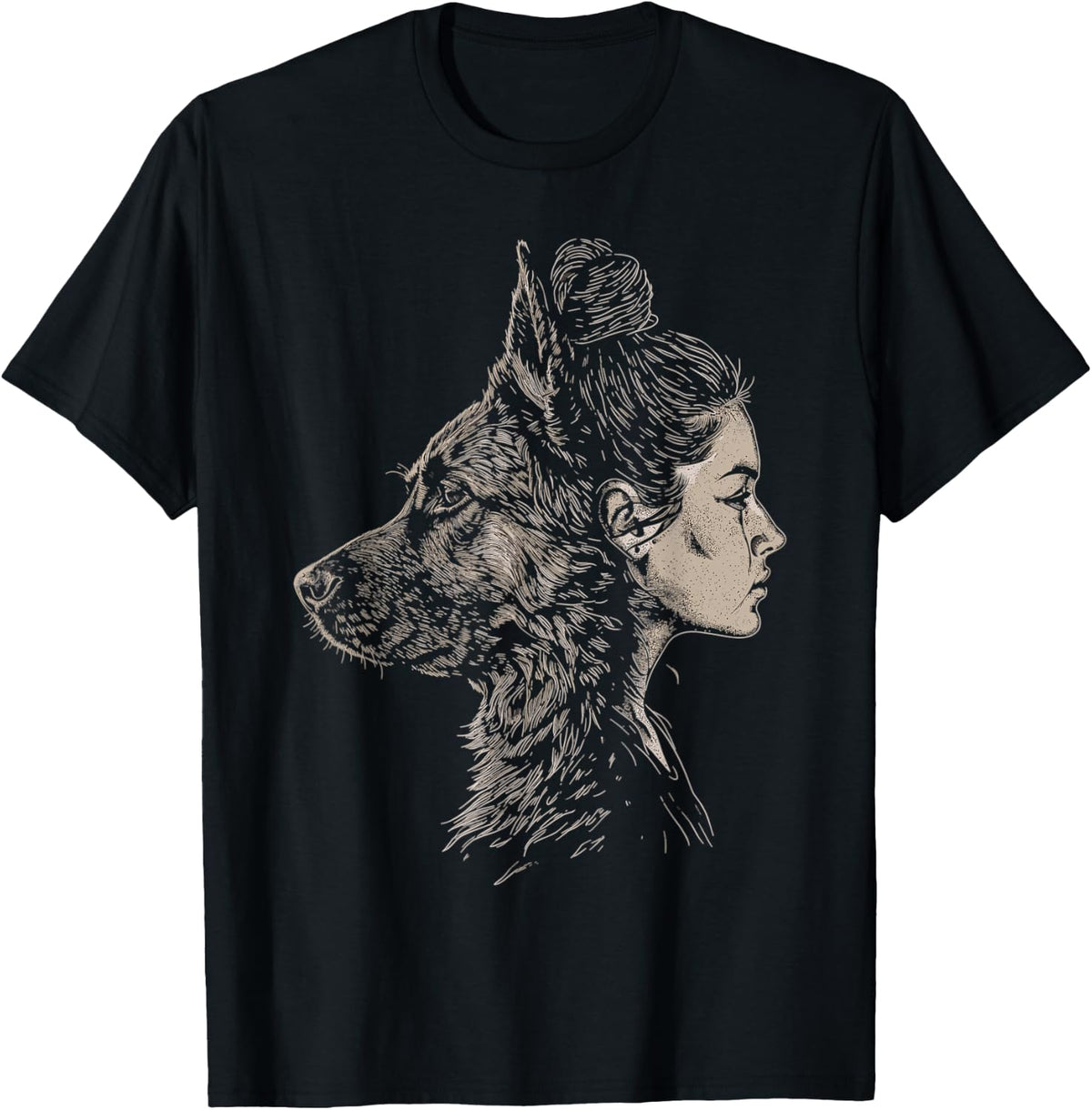 German Shepherd Mom Dog Art Lover Mothers Day T-Shirt