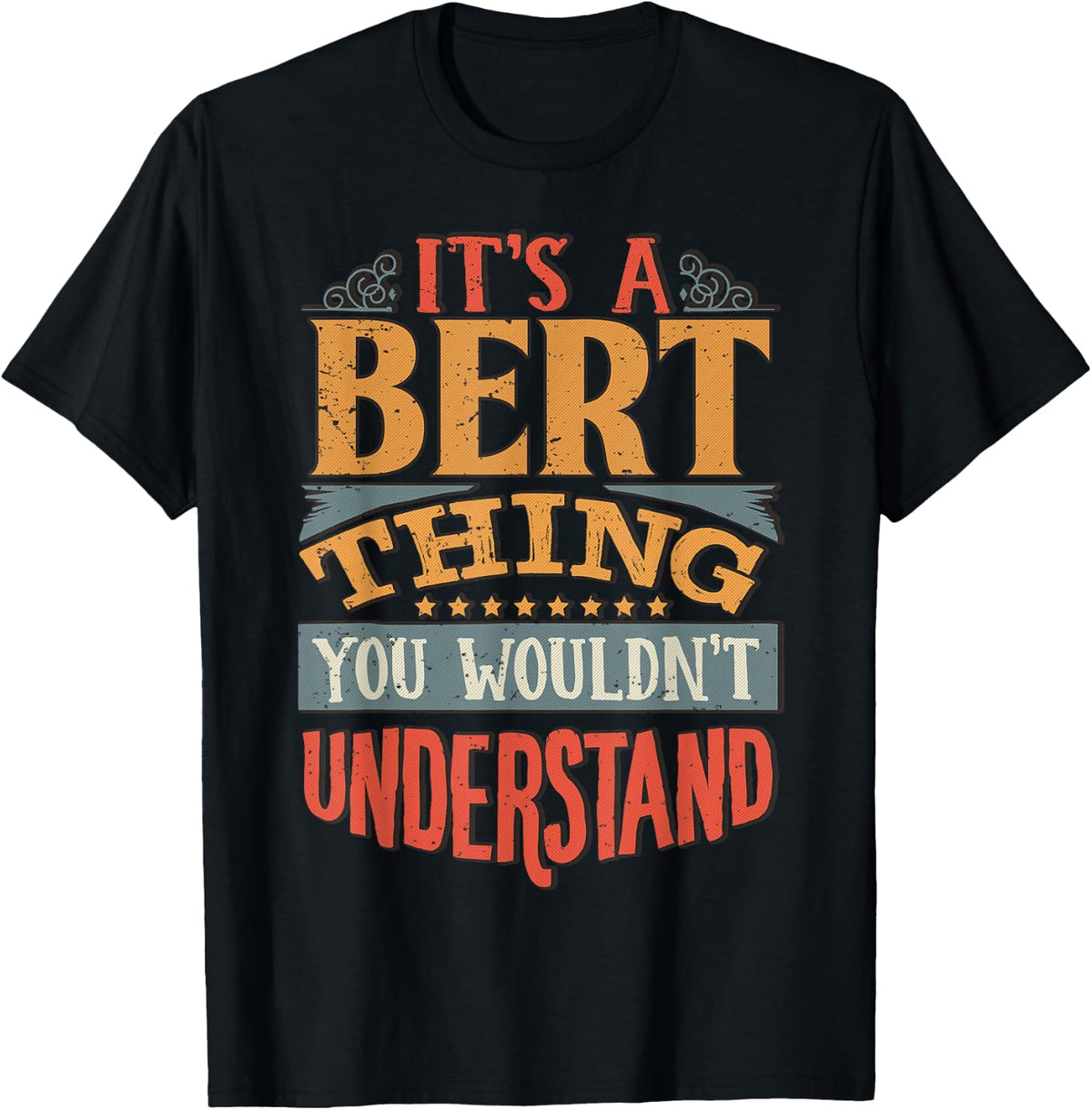 Funny Name Gifts By Maria Bert Name - -Adults - Black - Small - Short Sleeve - Cotton, Polyester Blend - Modern - - T Back - Christmas, Birthday T-Shirt