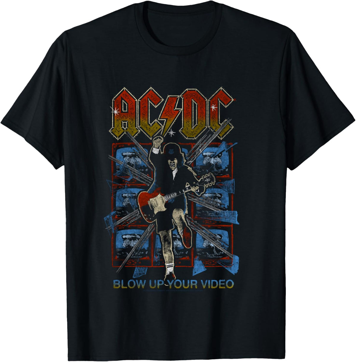 ACDC Blow Up Your Video Shirt, black T-Shirt