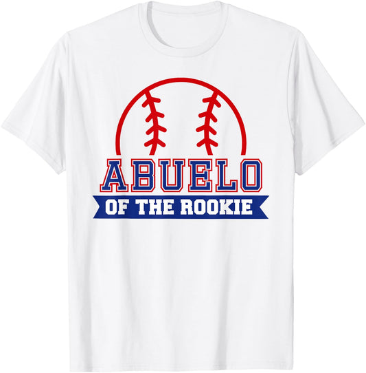 Abuelo of Rookie 1st Birthday Baseball Theme Matching Party T-Shirt