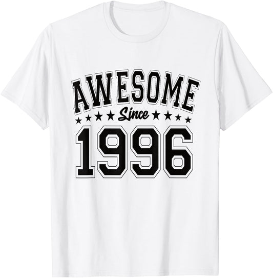 Awesome Since 1996 Birthday Awesome Vintage 1996 T-Shirt