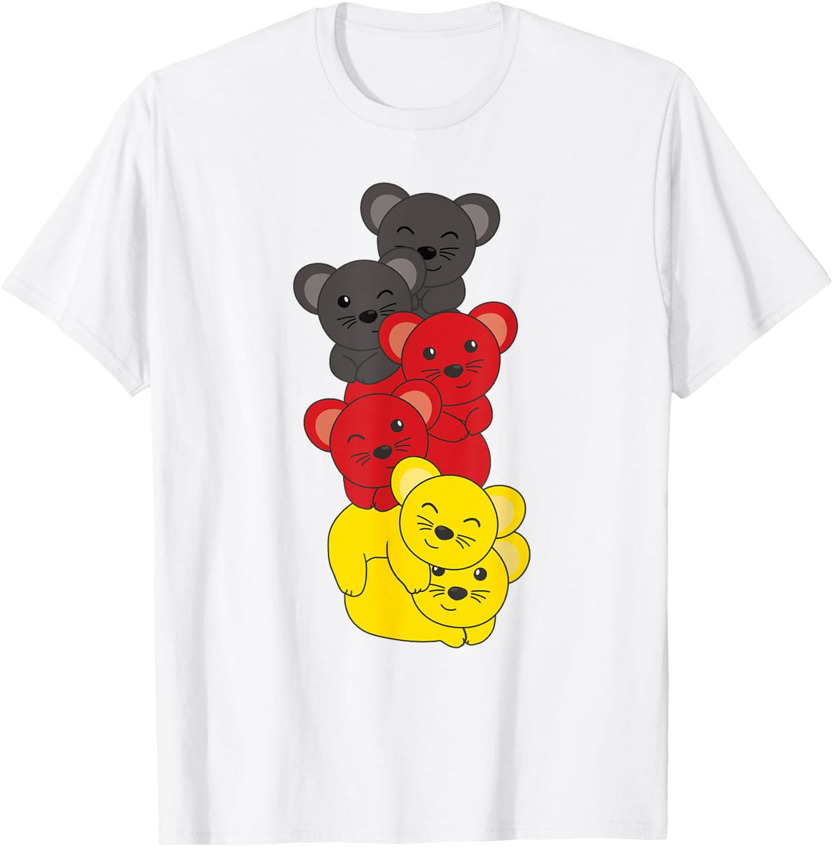 Deutsche flagge Maus deutsch Deutschland M?use T-Shirt