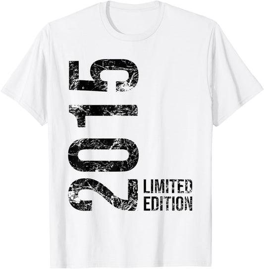 8th Birthday Boy Girl 8 Years 2015 Birthday Gift , White T-Shirt