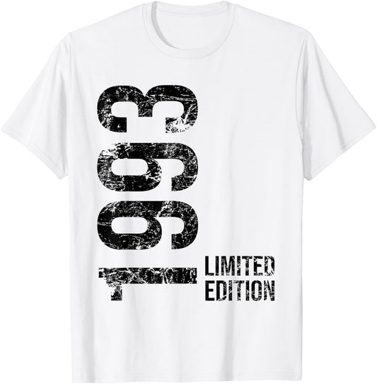 30th Birthday Man Woman 30 Years 1993 Gift , White T-Shirt