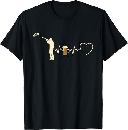 Ball Trap Beer Man Funny Gift , Black, S T-Shirt