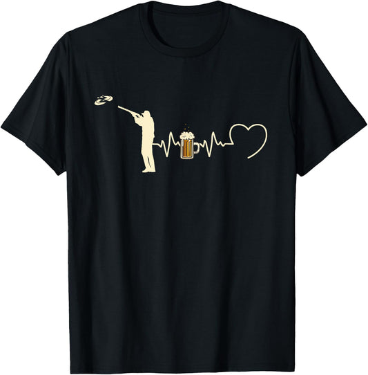 Ball Trap Beer Man Funny Gift , Black, S T-Shirt