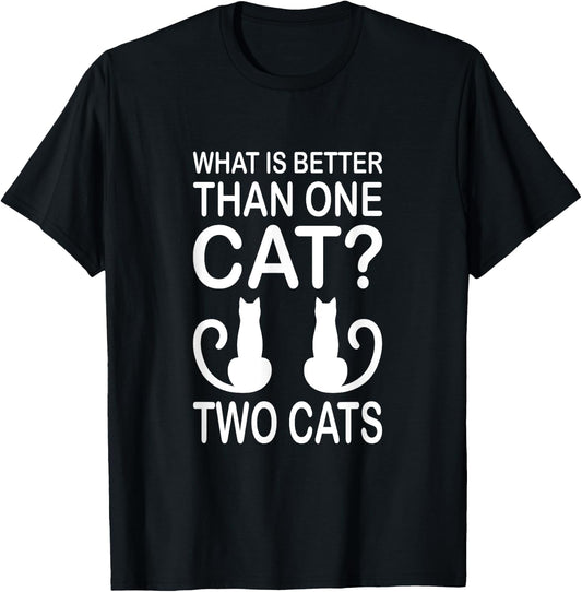 Adults Cat-Themed Black Small Classic Fit Short Sleeve T-Shirt