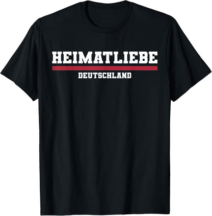 Heimatliebe Germany , black T-Shirt
