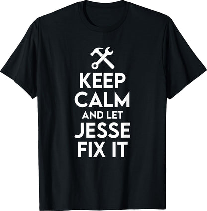 Jesse Handyman Birthday Name Personalized Jesse Mechanic T-Shirt