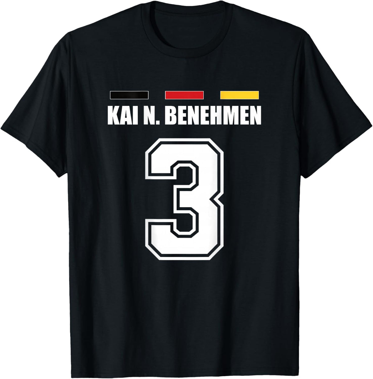 Funny Name Germany Jersey for Mallorca and the Party , black T-Shirt