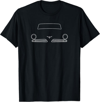 Studebaker Commander Voiture Classique des ann¨¦es 50 Blanc T-Shirt