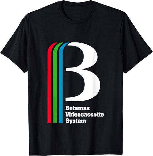 Betamax Videocassette System Logo T-Shirt