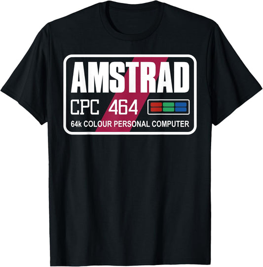 AMSTRAD - CPC 464 , Black, S T-Shirt