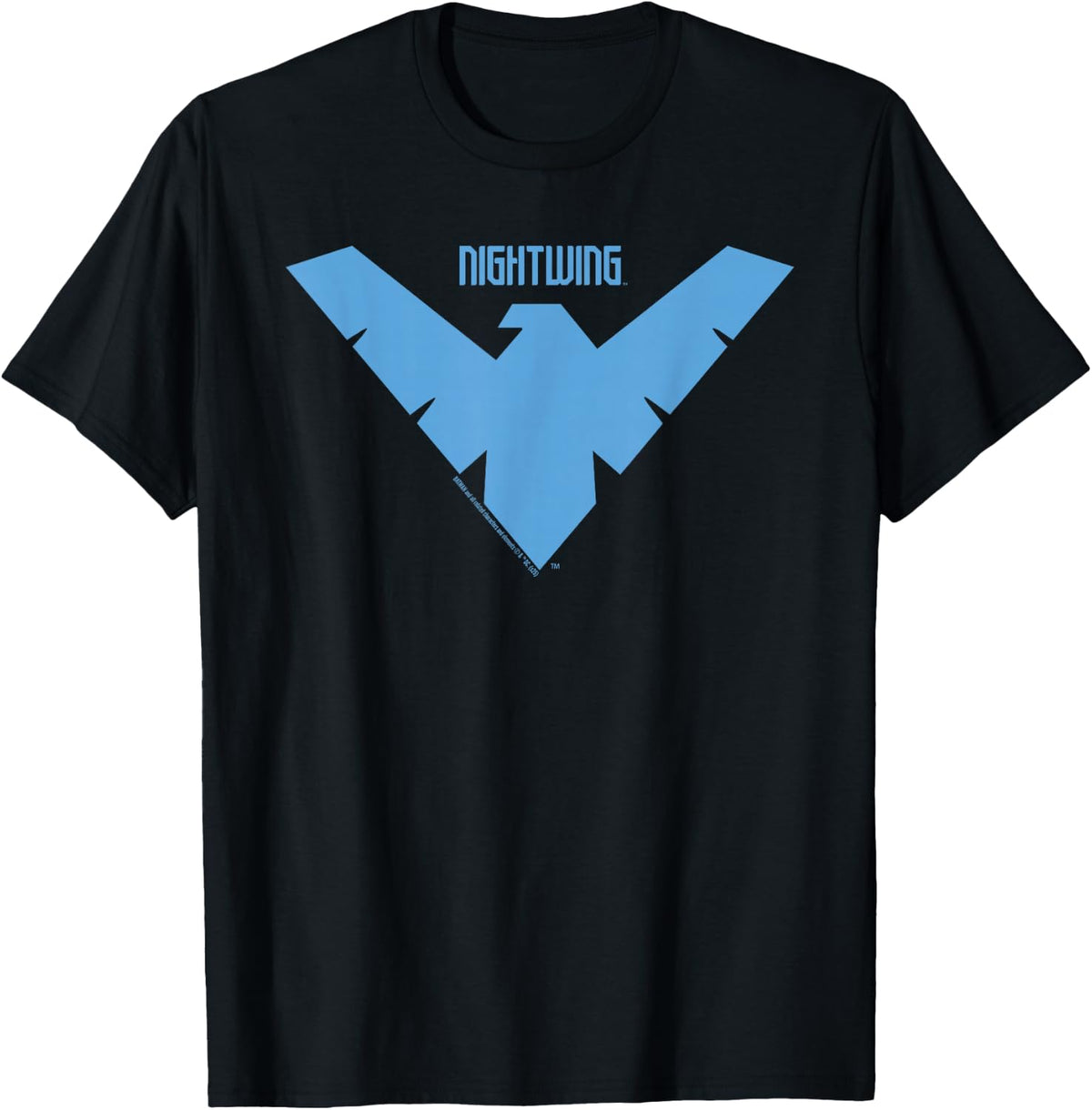 Batman Nightwing Logo , Black, S T-Shirt