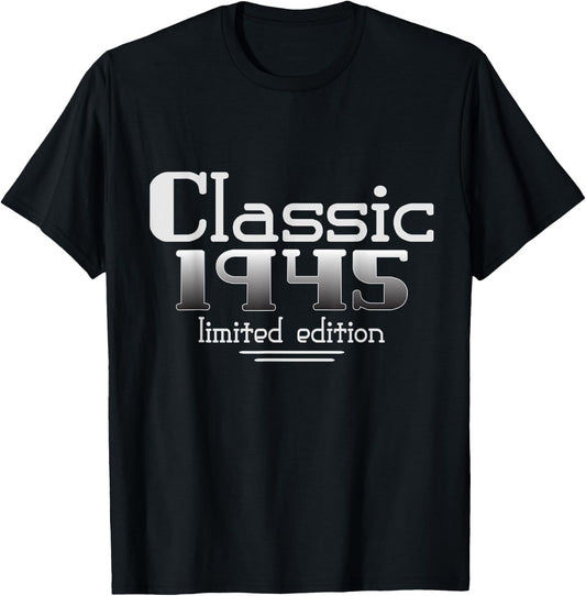80 Year Old Classic 1945 Vintage 80th Birthday Dad Grandpa T-Shirt