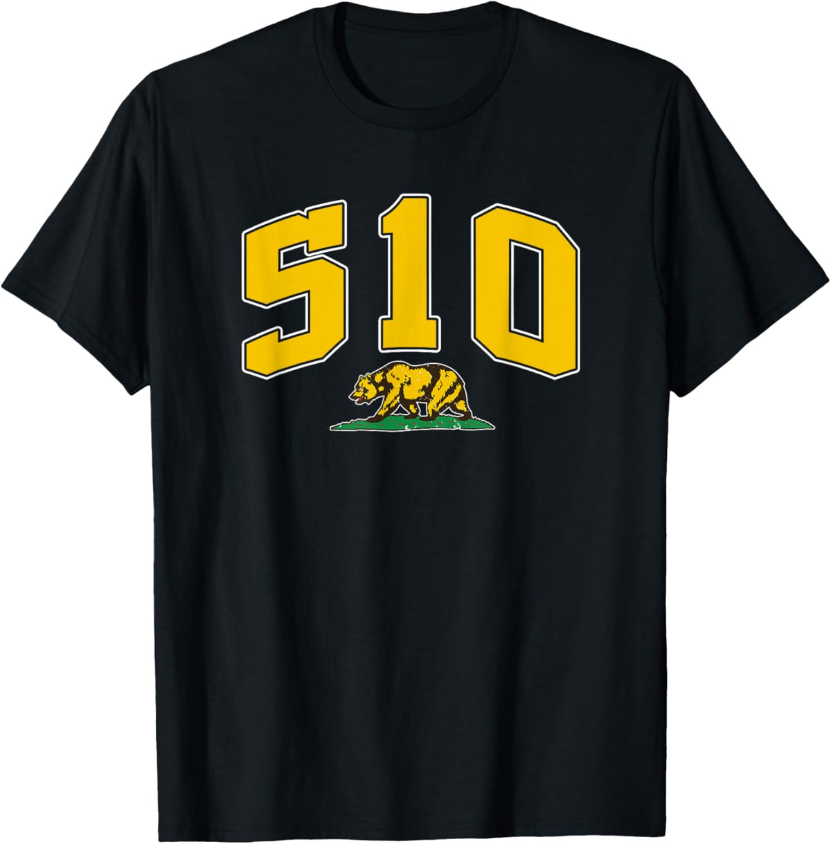 Berkeley Area Code California CA , Small, Black T-Shirt