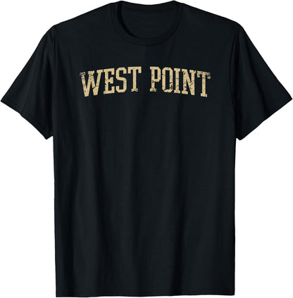 West Point NY- Throwback Design - Vintage Worn Classic T-Shirt