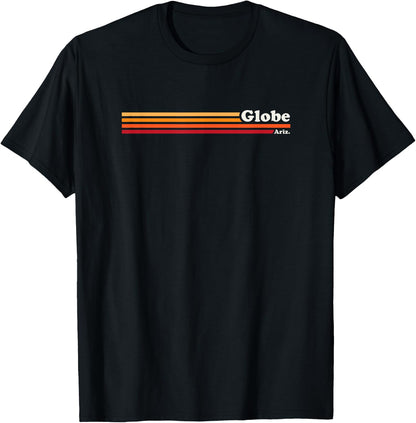 Vintage 1980s Graphic Style Globe Arizona , black T-Shirt
