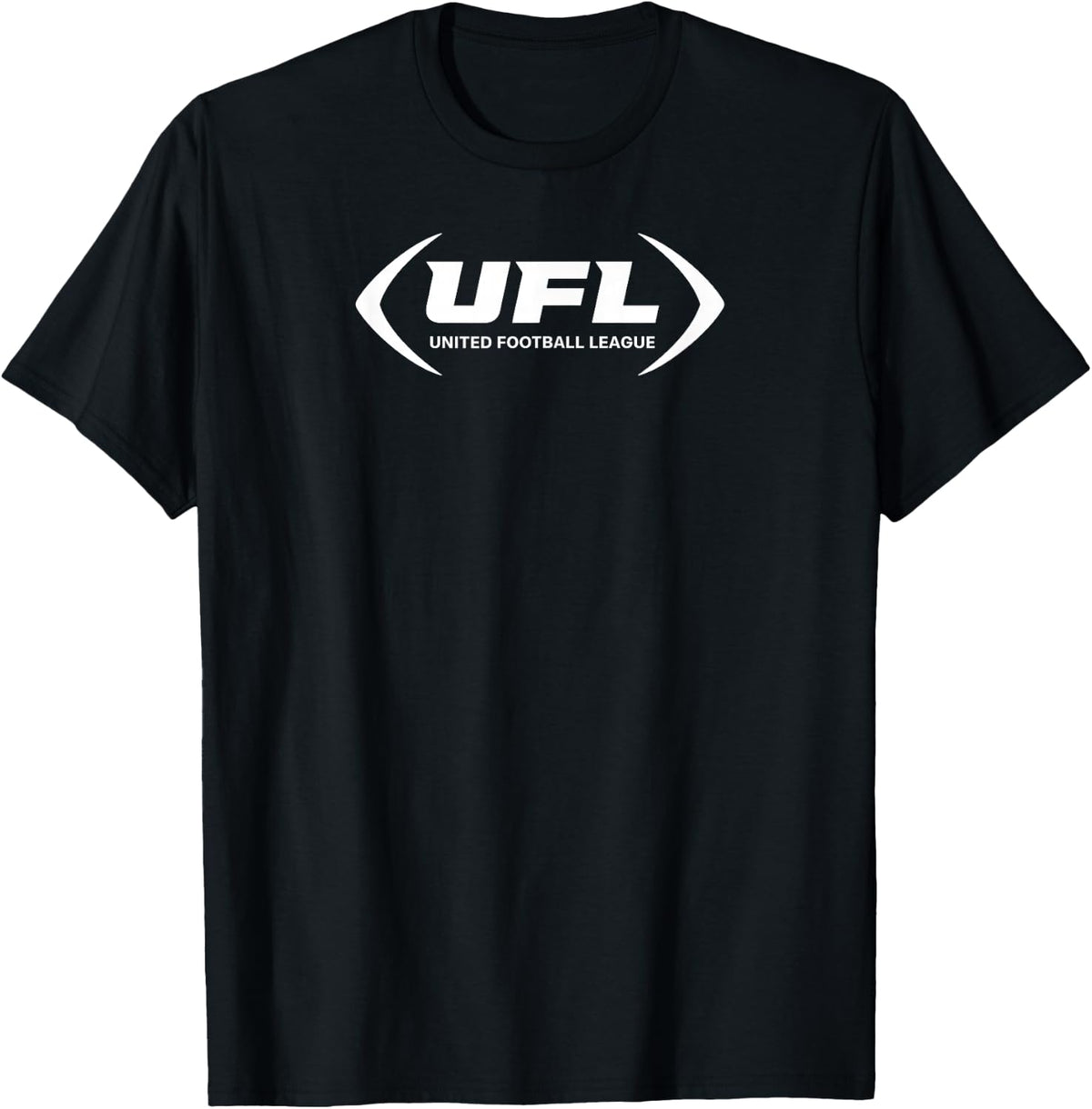 UFL Logo (Black) - United Football League T-Shirt
